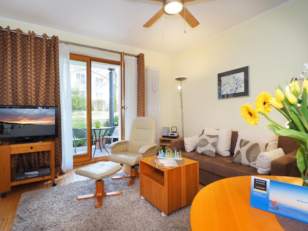 Kaiservillen Heringsdorf - 1-Raum-Ferienwohnung Mit Terrasse D103 Eksteriør bilde